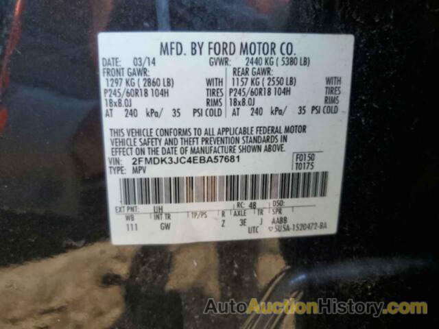 FORD EDGE SEL, 2FMDK3JC4EBA57681