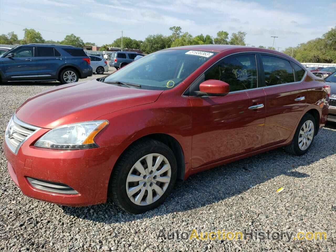 2015 NISSAN SENTRA S, 3N1AB7AP5FL684481