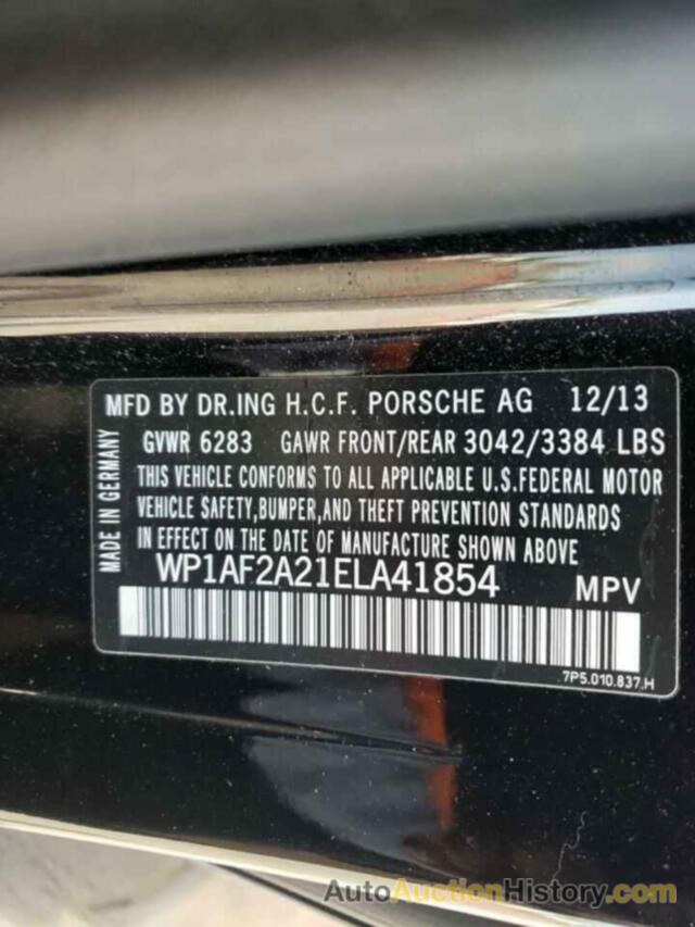 PORSCHE CAYENNE, WP1AF2A21ELA41854