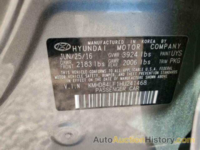 HYUNDAI ELANTRA SE, KMHD84LF1HU241468