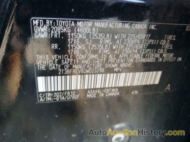 TOYOTA RAV4 LE, 2T3BFREV8DW023298