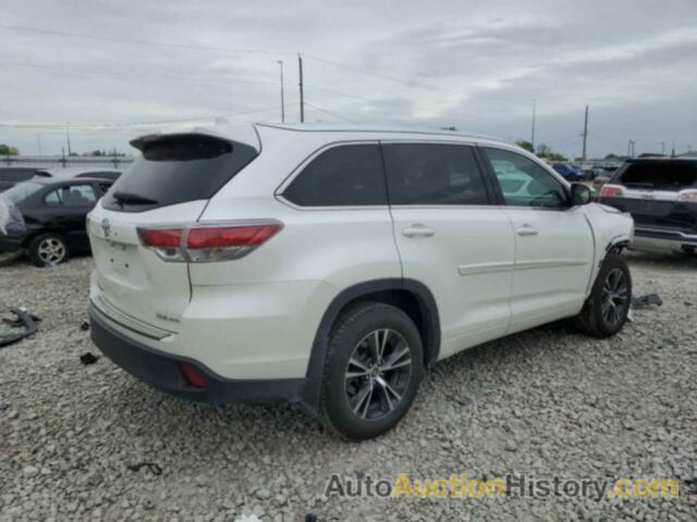 TOYOTA HIGHLANDER XLE, 5TDJKRFH4GS260277