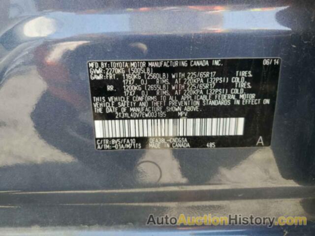 TOYOTA RAV4, 2T3YL4DV7EW003195