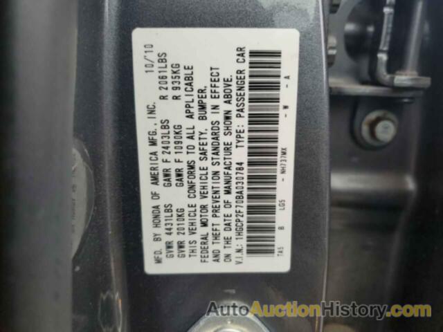 HONDA ACCORD EX, 1HGCP2F70BA030784