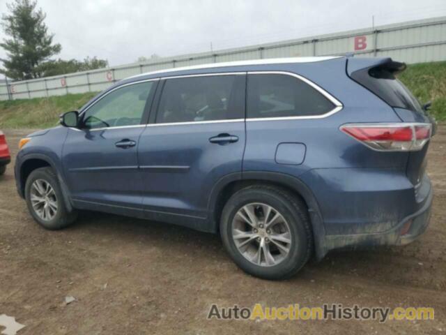 TOYOTA HIGHLANDER XLE, 5TDJKRFH5ES021527