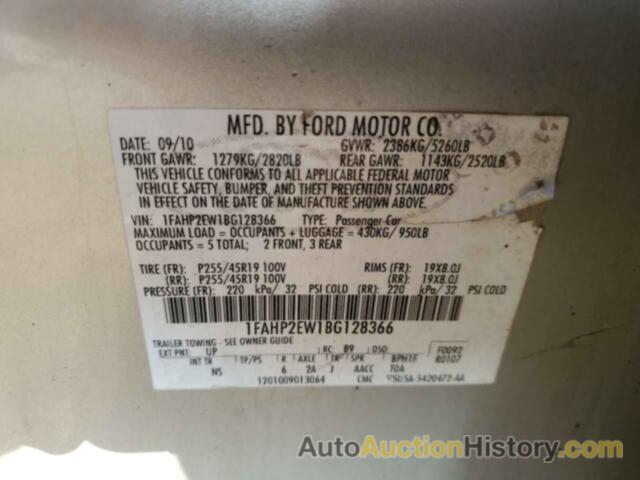 FORD TAURUS SEL, 1FAHP2EW1BG128366