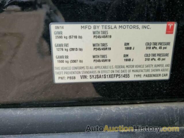 TESLA MODEL S, 5YJSA1S1XEFP51455