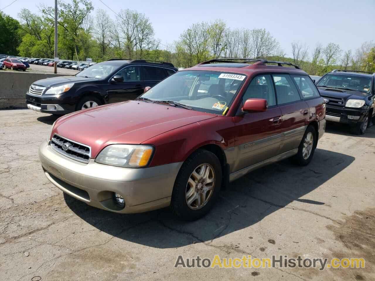 2002 SUBARU LEGACY OUTBACK LIMITED, 4S3BH686427644267