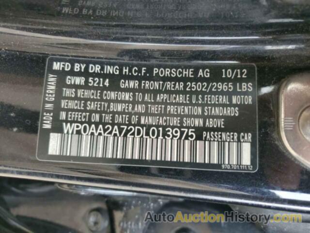 PORSCHE PANAMERA 2, WP0AA2A72DL013975