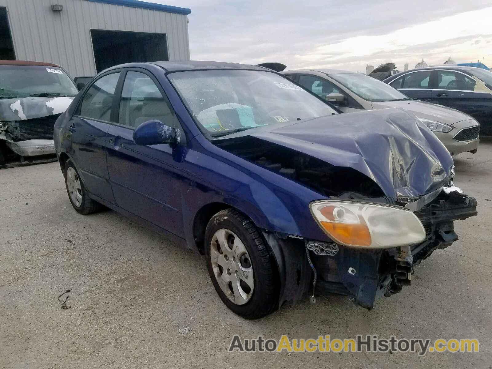 2008 KIA SPECTRA EX EX, KNAFE121685504250