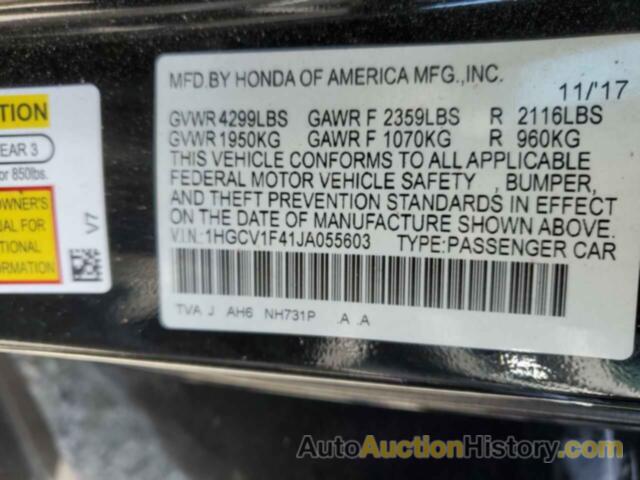 HONDA ACCORD EX, 1HGCV1F41JA055603