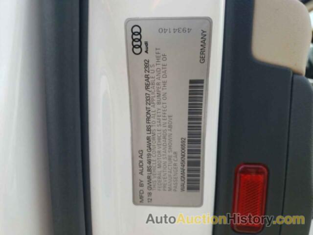 AUDI A4 PREMIUM, WAUGMAF45KN006592