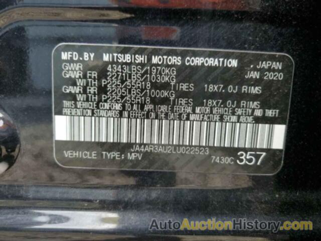 MITSUBISHI OUTLANDER ES, JA4AR3AU2LU022523