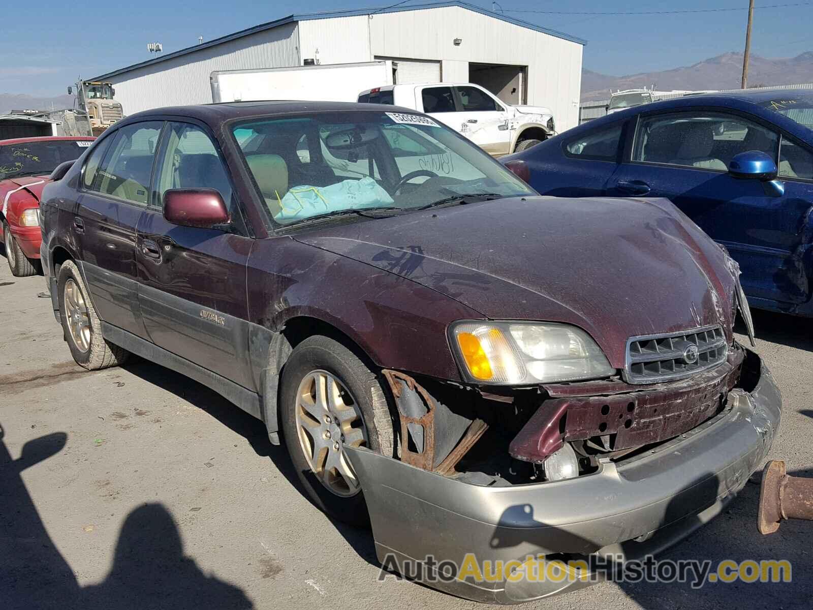 2001 SUBARU LEGACY OUTBACK LIMITED, 4S3BE686917210854