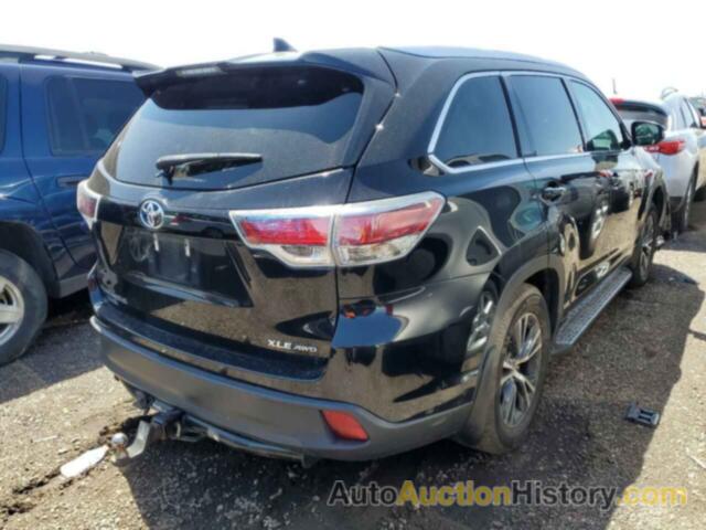 TOYOTA HIGHLANDER XLE, 5TDJKRFH6GS267361