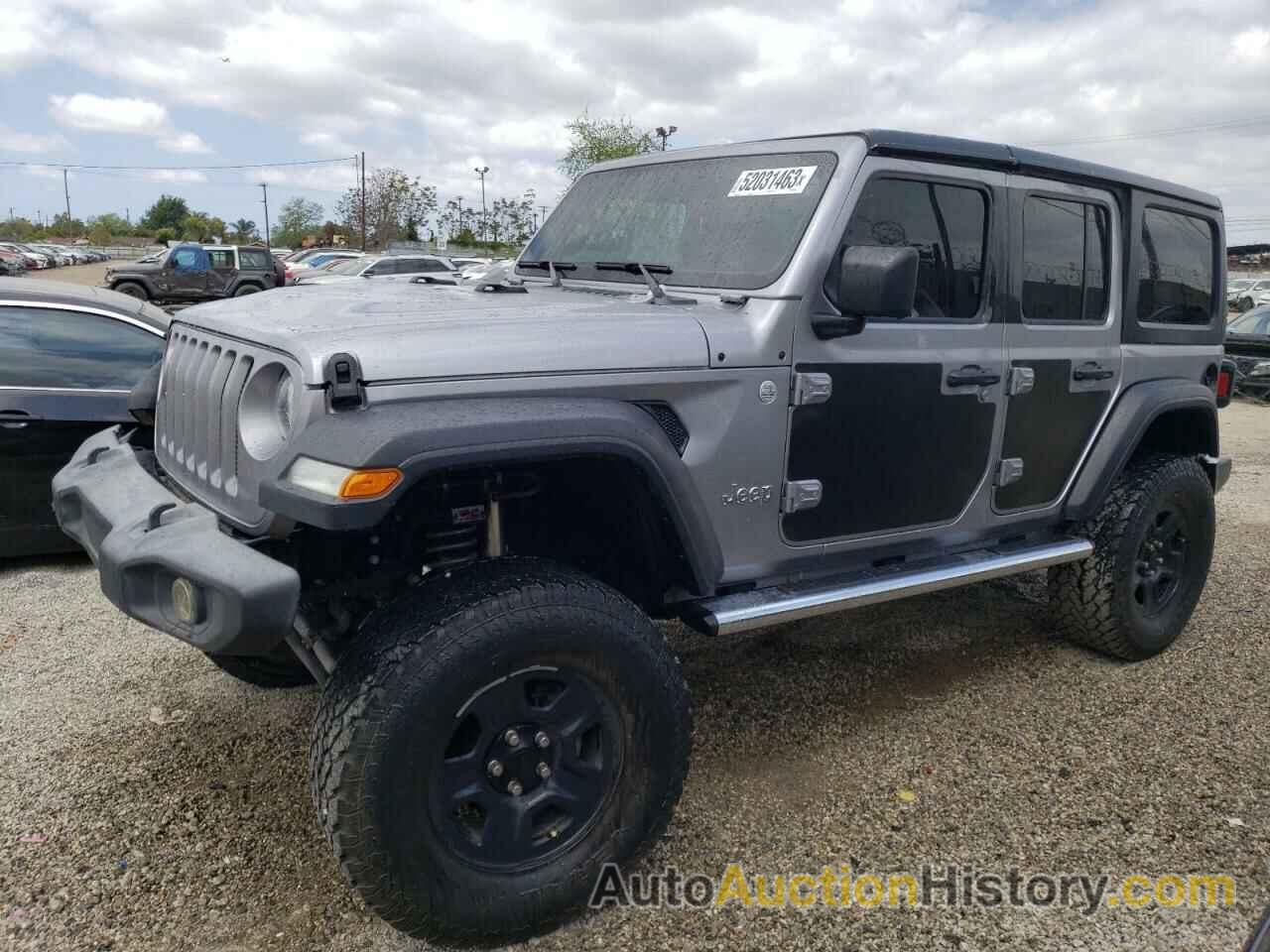 2019 JEEP WRANGLER SPORT, 1C4HJXDG1KW627306