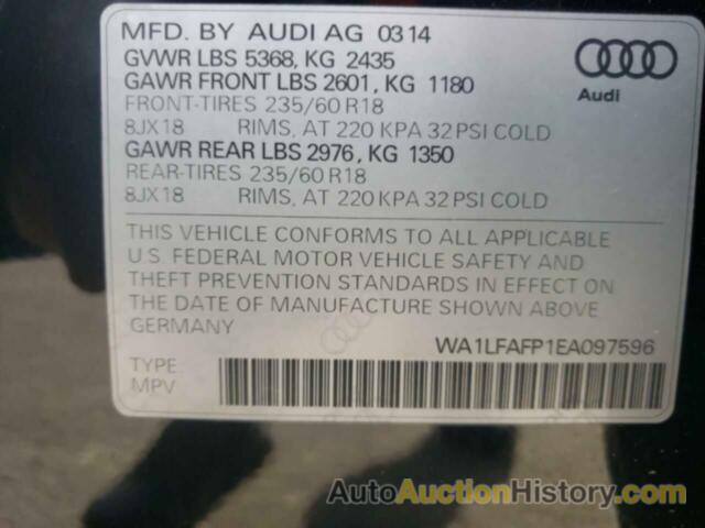 AUDI Q5 PREMIUM PLUS, WA1LFAFP1EA097596