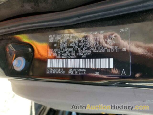 TOYOTA SEQUOIA SR5, 5TDBT44A07S290869