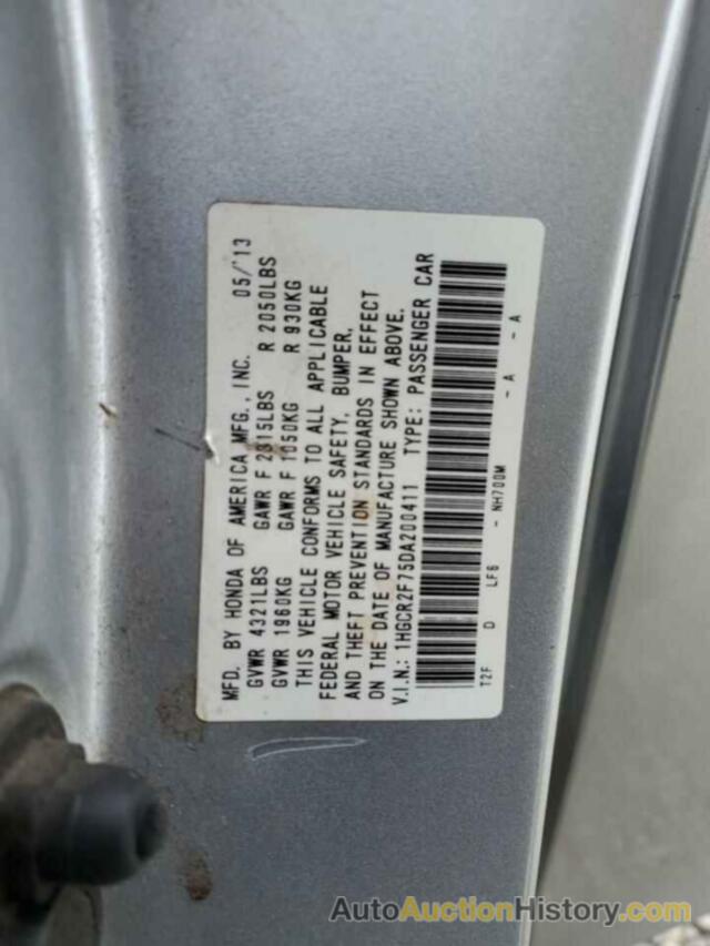 HONDA ACCORD EX, 1HGCR2F75DA200411