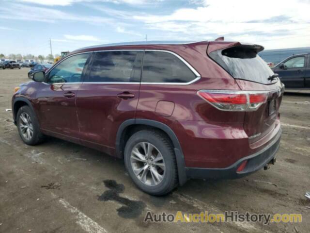 TOYOTA HIGHLANDER XLE, 5TDJKRFHXES010247