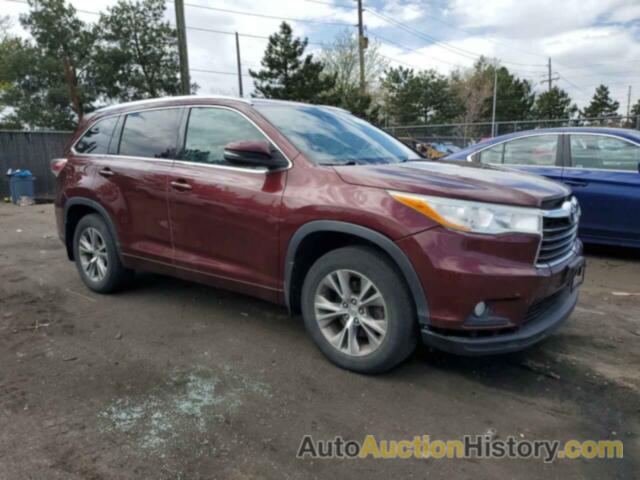 TOYOTA HIGHLANDER XLE, 5TDJKRFHXES010247