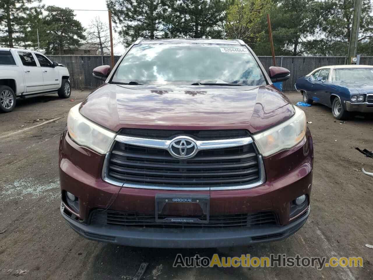 TOYOTA HIGHLANDER XLE, 5TDJKRFHXES010247