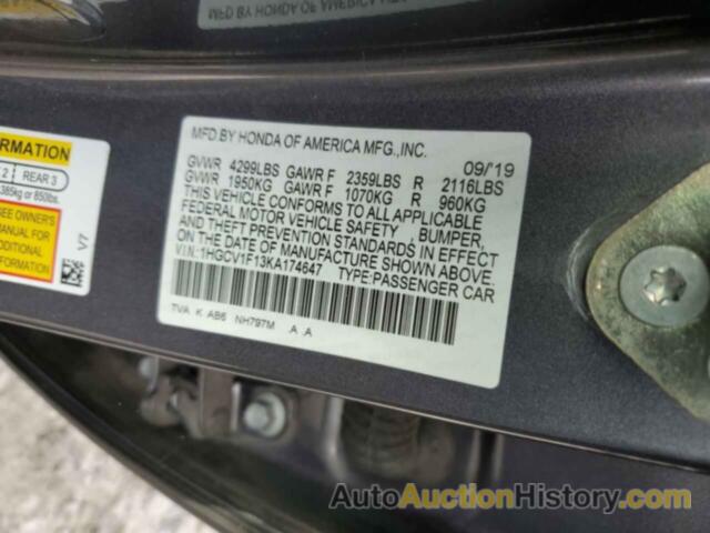 HONDA ACCORD LX, 1HGCV1F13KA174647