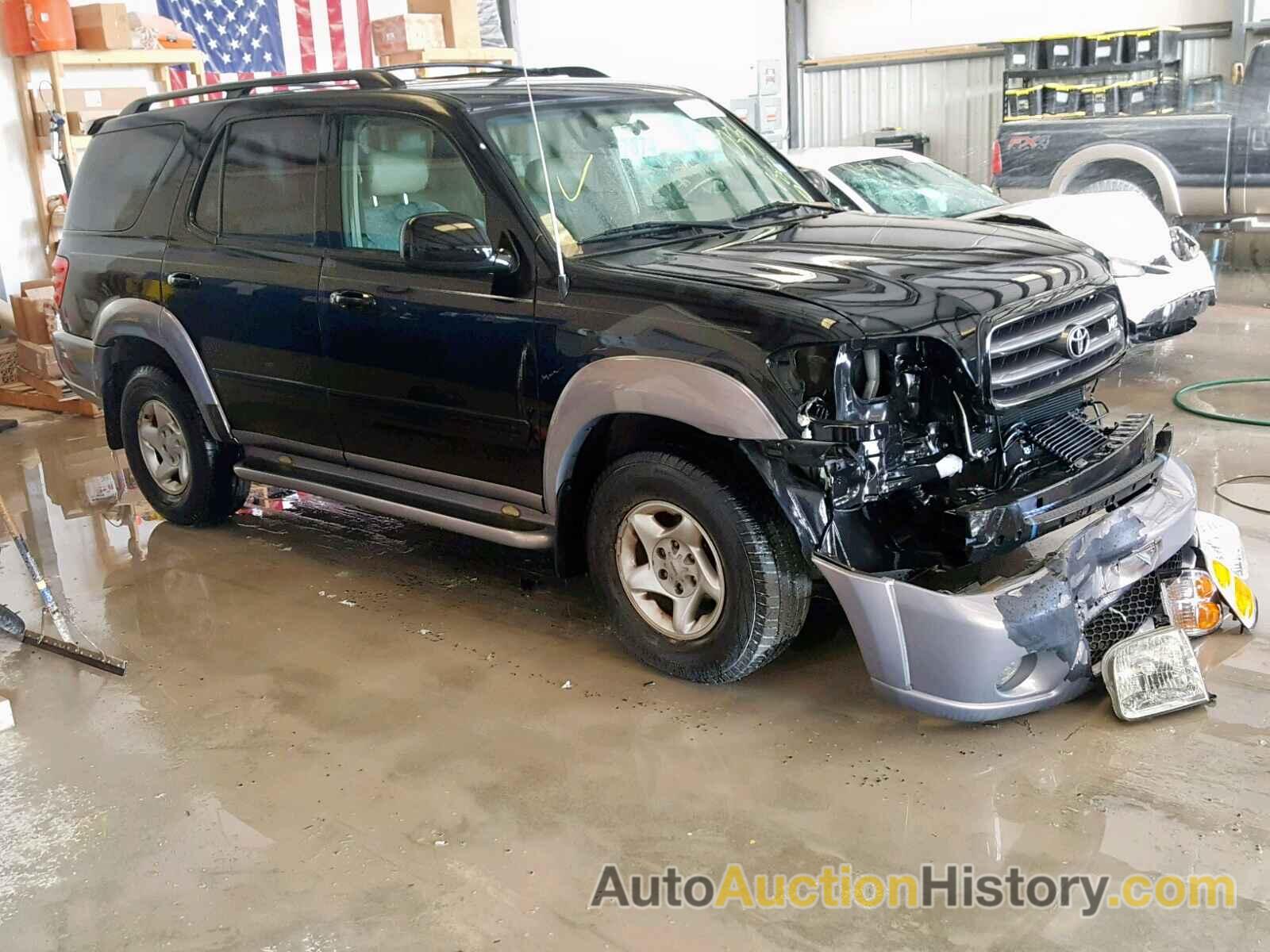 2002 TOYOTA SEQUOIA SR SR5, 5TDZT34A62S059184