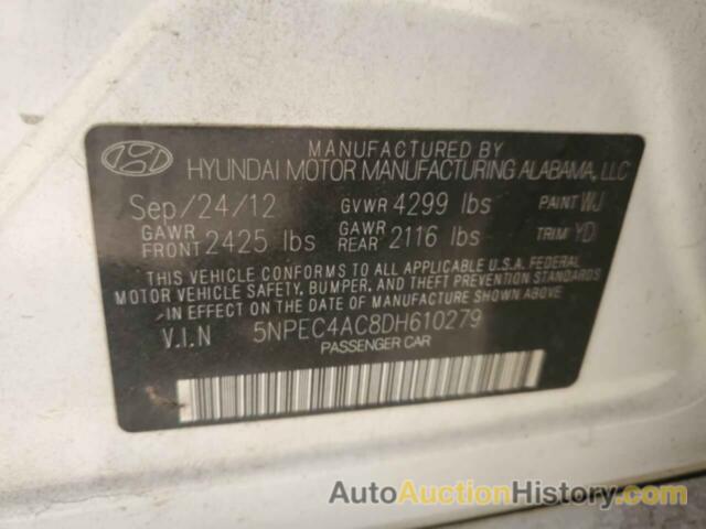 HYUNDAI SONATA SE, 5NPEC4AC8DH610279