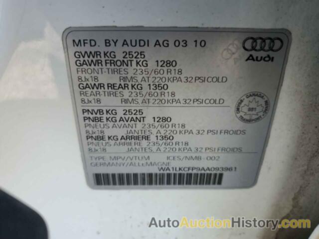 AUDI Q5 PREMIUM PLUS, WA1LKCFP9AA093961