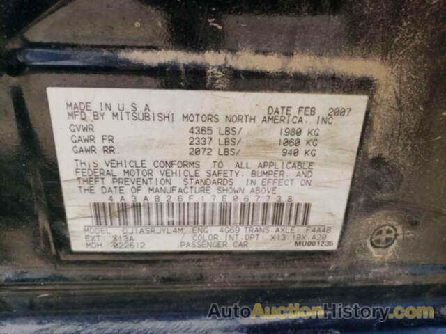 MITSUBISHI GALANT DE, 4A3AB26F17E067738