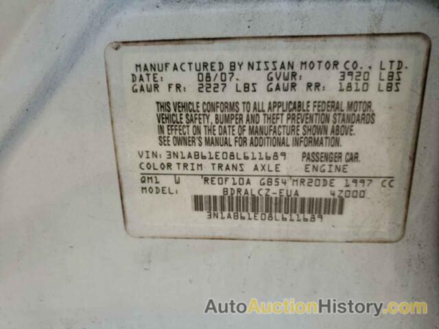 NISSAN SENTRA 2.0, 3N1AB61E08L611689