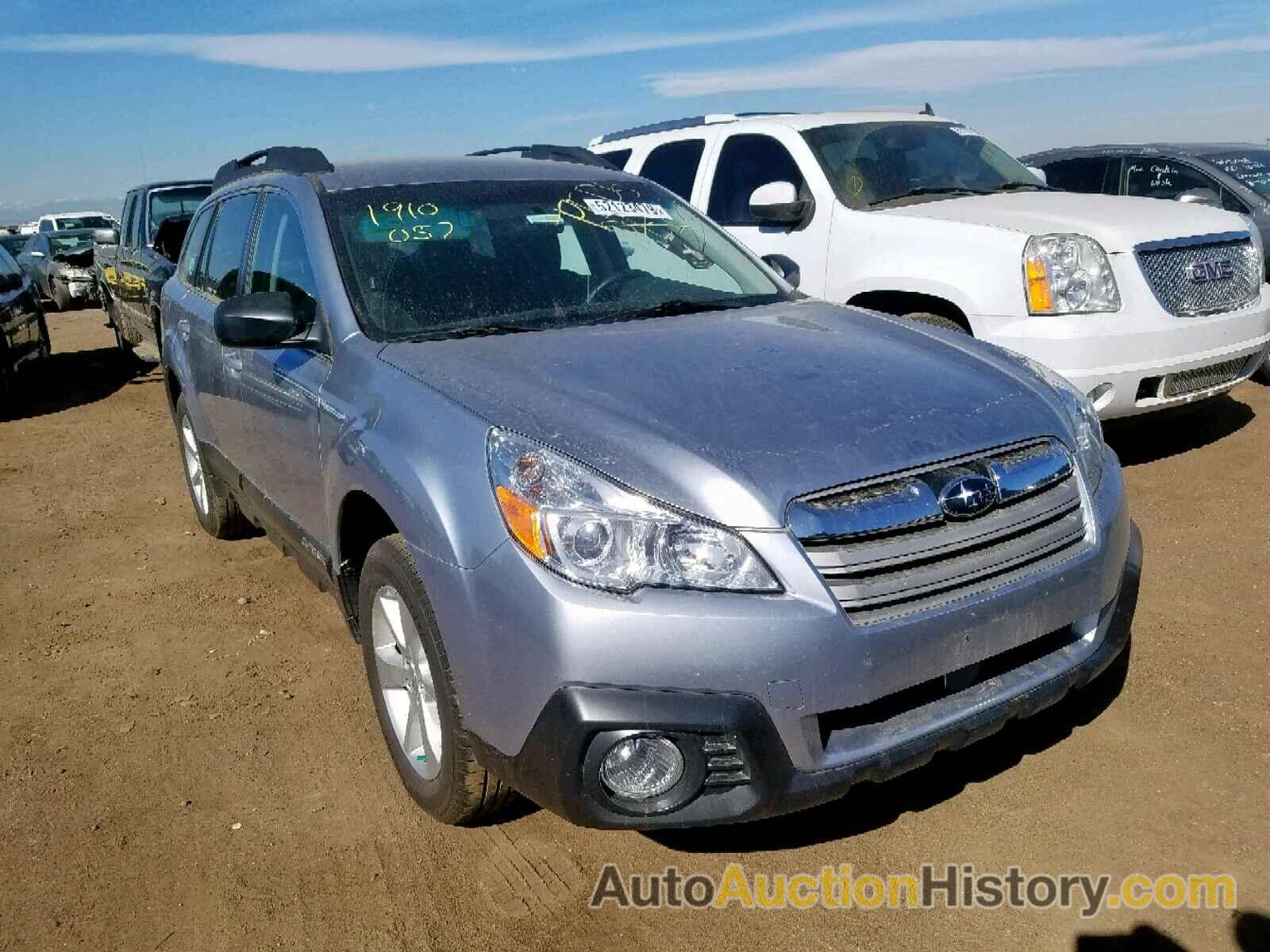 2014 SUBARU OUTBACK 2. 2.5I, 4S4BRBAC5E3240648