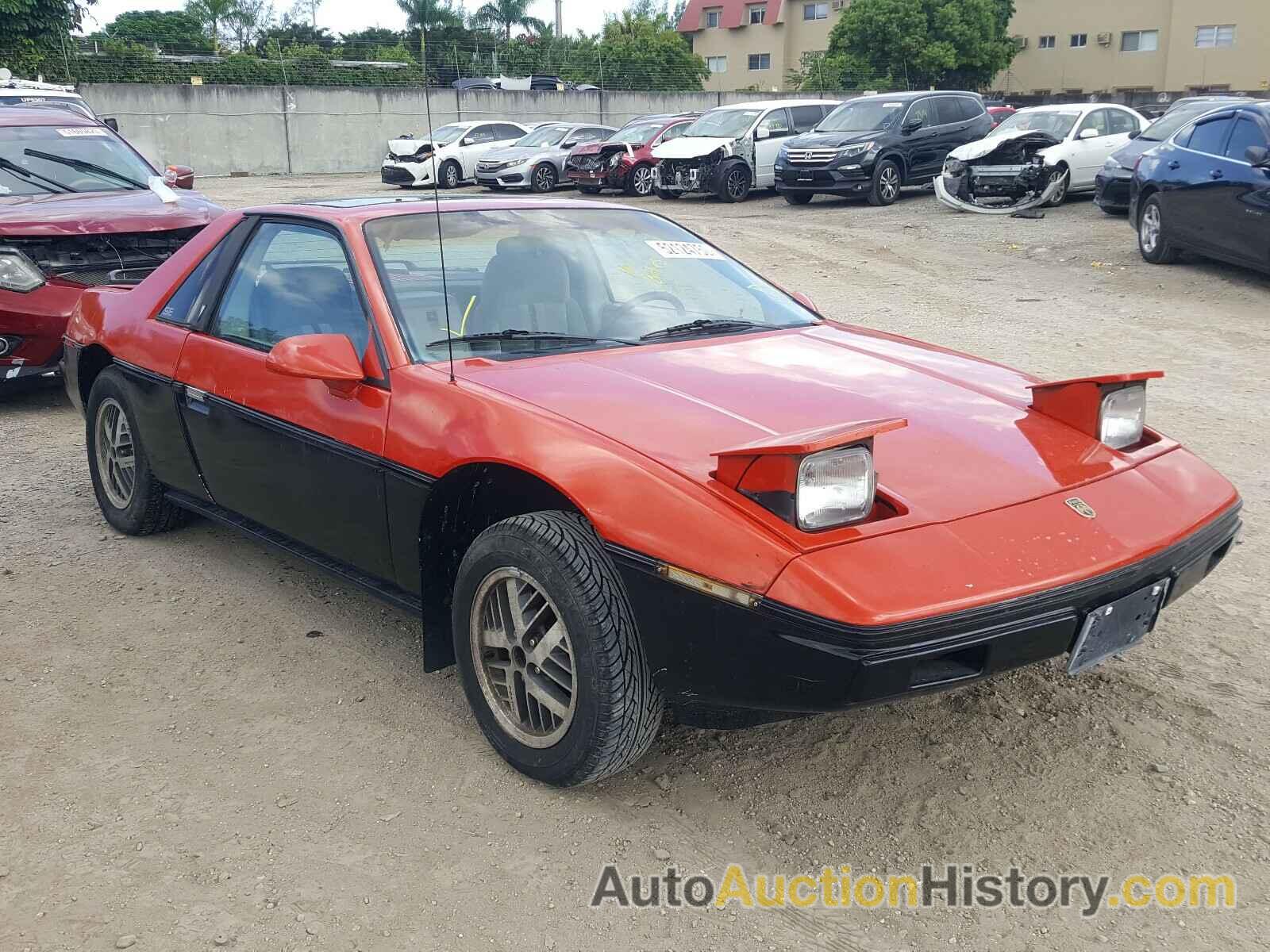 1984 PONTIAC FIERO SE, 1G2AF37R6EP327739