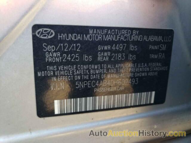 HYUNDAI SONATA SE, 5NPEC4AB4DH602493