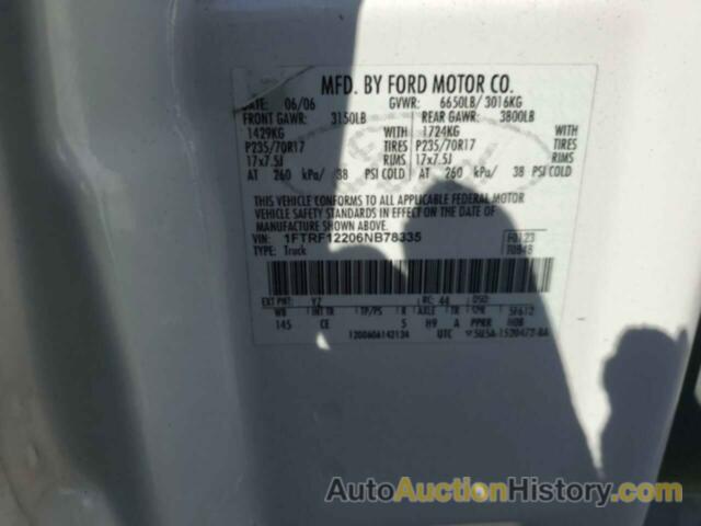 FORD All Models, 1FTRF12206NB78335