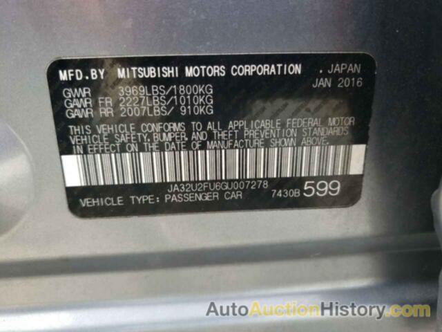 MITSUBISHI LANCER ES, JA32U2FU6GU007278