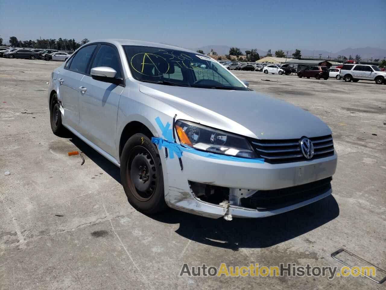 2014 VOLKSWAGEN PASSAT S, 1VWAP7A39EC013821