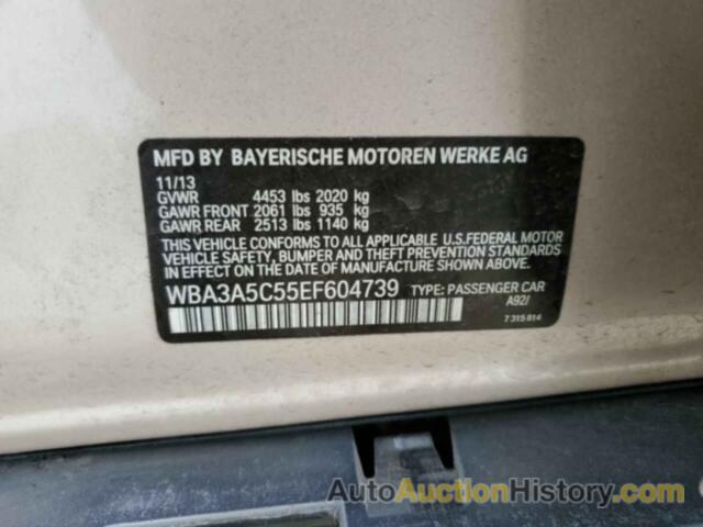 BMW 3 SERIES I, WBA3A5C55EF604739