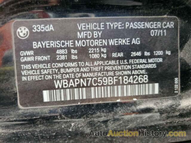 BMW 3 SERIES D, WBAPN7C59BF184268