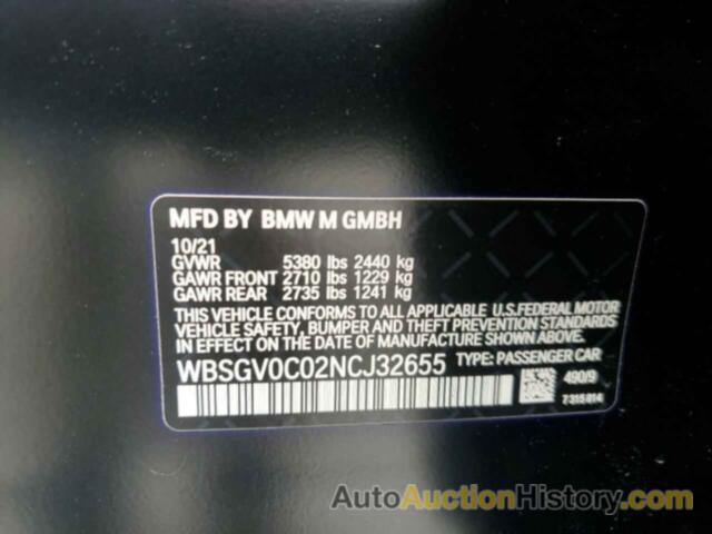BMW M8, WBSGV0C02NCJ32655