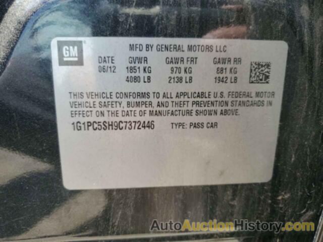 CHEVROLET CRUZE LS, 1G1PC5SH9C7372446