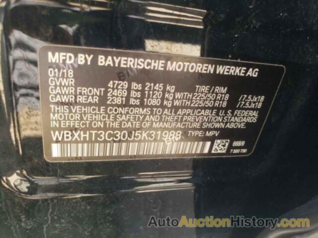 BMW X1 XDRIVE28I, WBXHT3C30J5K31988
