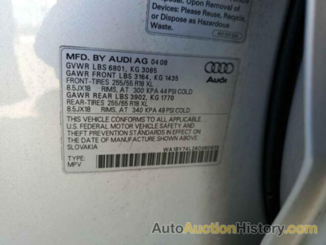 AUDI Q7 3.6 QUATTRO PREMIUM, WA1BY74L28D060939