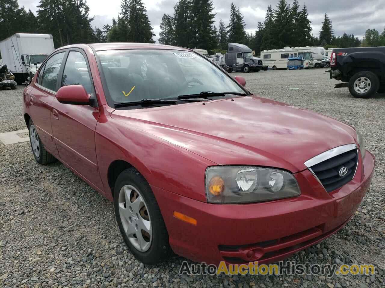 2004 HYUNDAI ELANTRA GLS, KMHDN46D14U778600