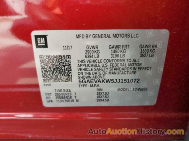 BUICK ENCLAVE ESSENCE, 5GAEVAKW5JJ151072