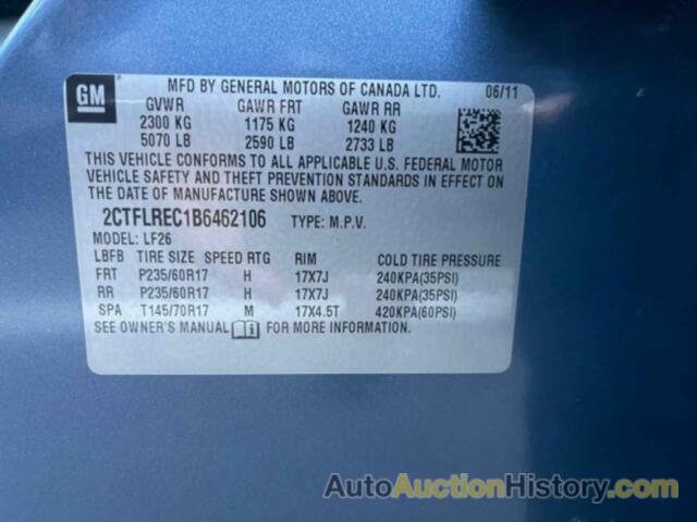 GMC TERRAIN SLE, 2CTFLREC1B6462106