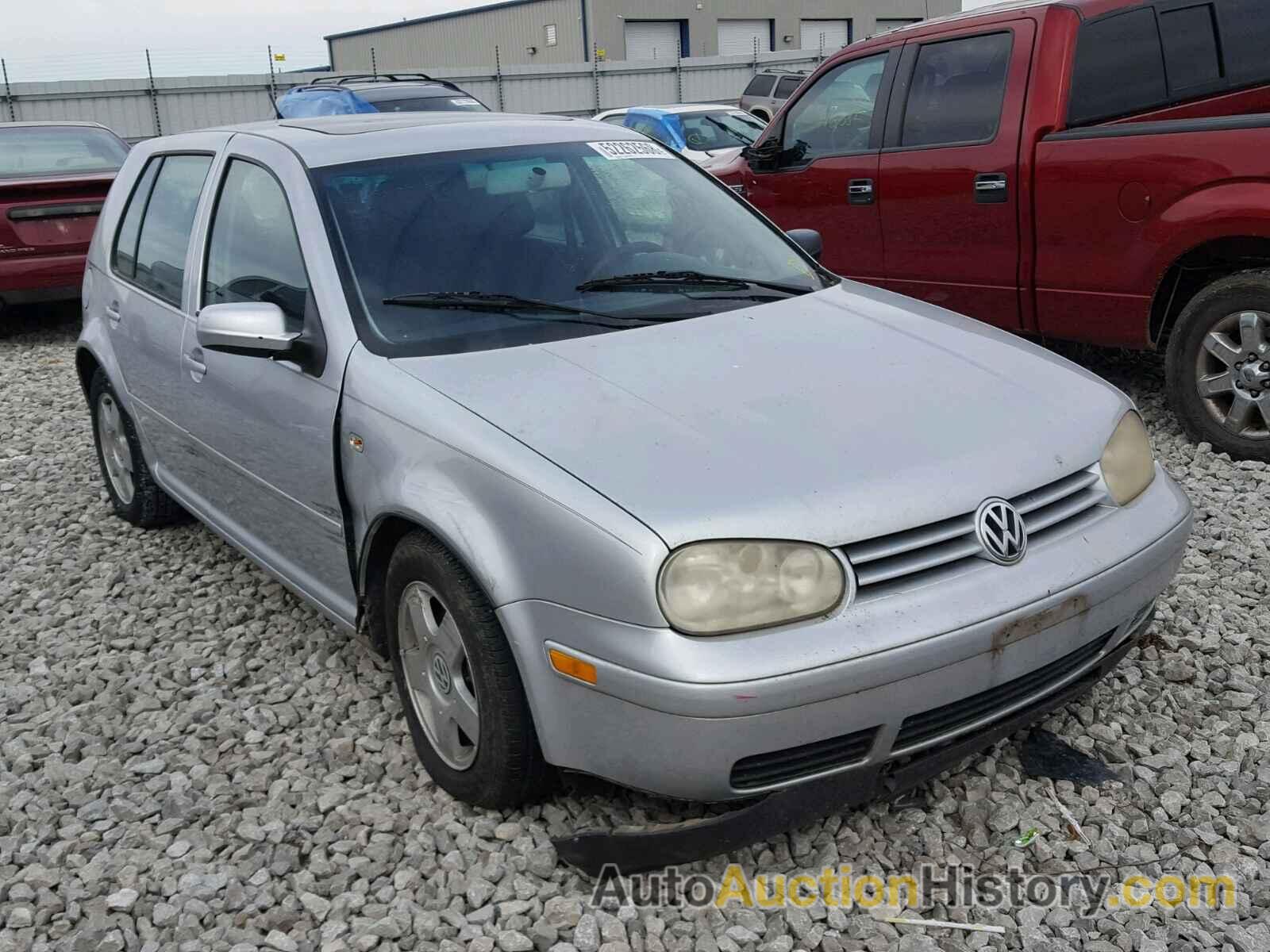 2001 VOLKSWAGEN GOLF GLS, 9BWGD61J614064167