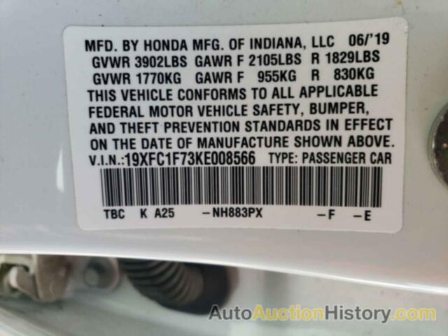 HONDA CIVIC EXL, 19XFC1F73KE008566