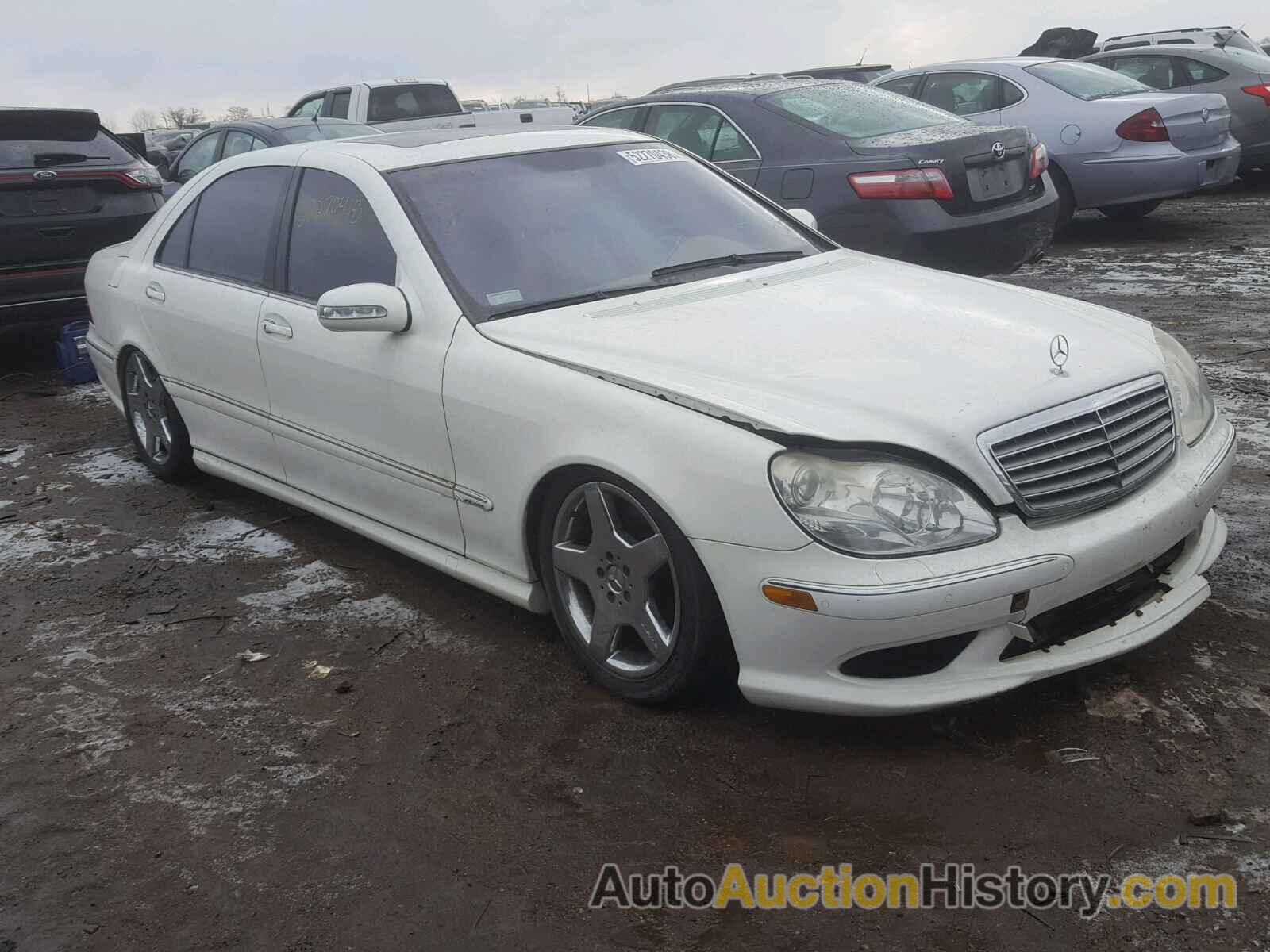 2003 MERCEDES-BENZ S 600, WDBNG76JX3A360786